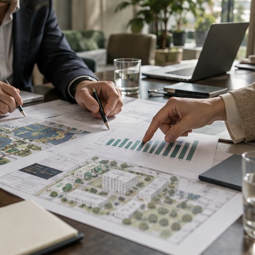 Real Estate JV Waterfall Model — Private Markets